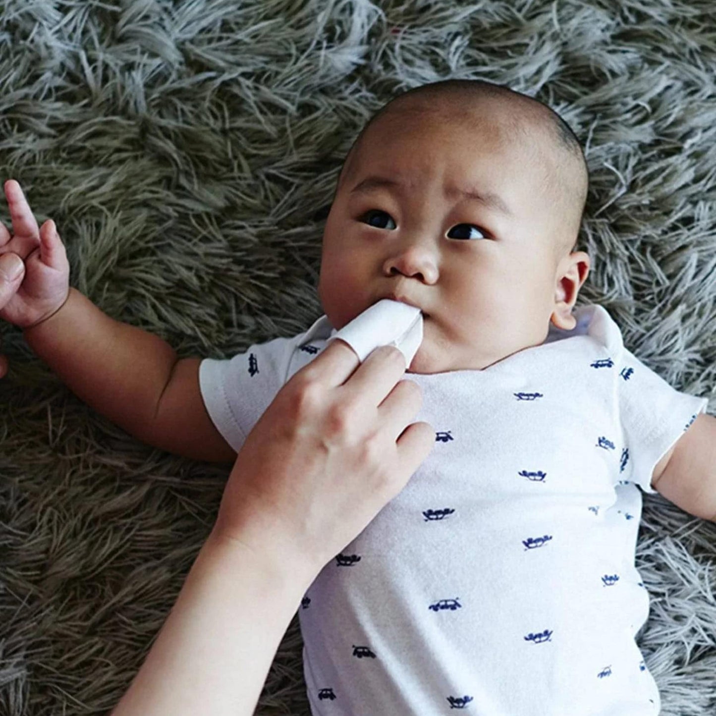 Jack N' Jill Baby Gum & Tooth Wipes - Natural & Safe, Contains Only Water & Xylitol, Soft Sterilized Cotton, Free From Fluoride