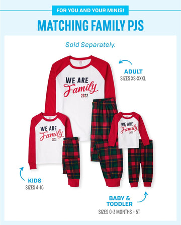 The Children'S Place,Family Matching Christmas Holiday Pajamas Sets, Snug Fit 100% Cotton, - Pj Set,Family Tartan,4T