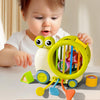 iPlay, iLearn Baby Snail Activity Cube, Toddler Montessori Toys for 1 Year Old, Infant Sensory Toy W/Shape Sorter Pull String fo