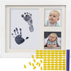 Baby Ink Hand And Footprint Kit - Handprint Picture Frame For Newborns (Safe Clean-Touch Ink Pad For Prints) - Best New Mom And