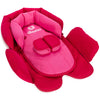 Diono Cuddle Soft 2-in-1 Head Support, Comforting Head and Body Support for Babies, Converts depending on Infants Size, Pink Cot