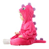 Tonwhar Unisex Baby Animal Halloween Costume Kid'S And Toddler'S Autumn Winter Outfits Jumpsuit(4-5T,Rose Dino)