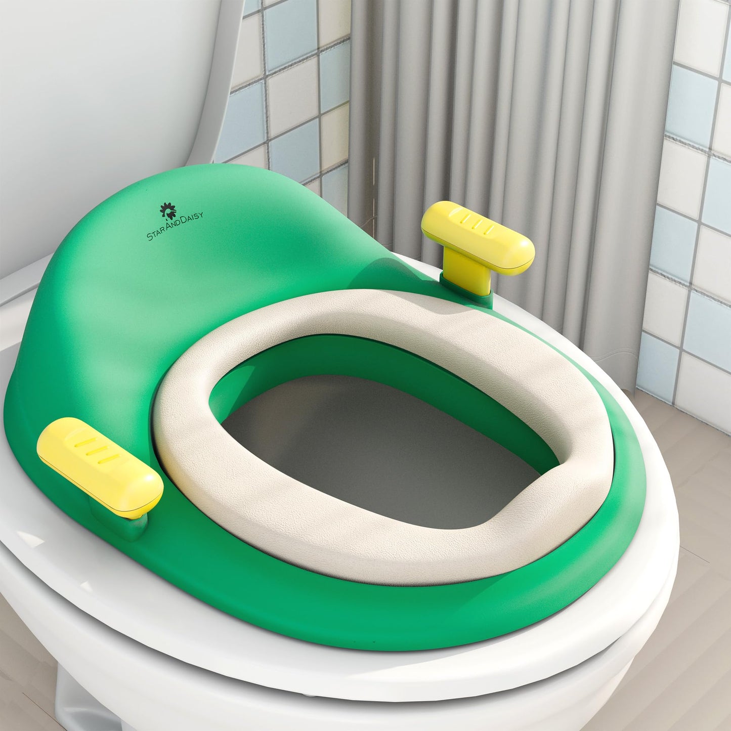 Staranddaisy Baby Potty Seat Potty Seat For Kids 15 Years/Potty Training Seat With Soft Cushion, Splash Guard, Easy To Clean/