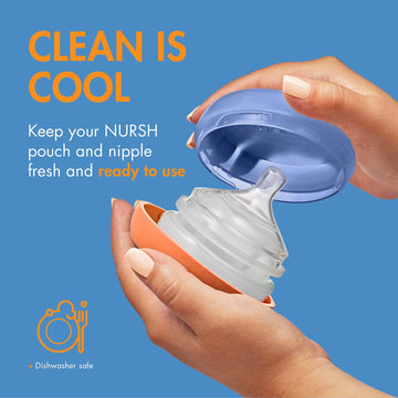 Boon Nursh Storage Buns For Baby Feeding Essentials - Baby Bottle Organizer And Storage - Holds Boon Nursh Bottle Pouches, Nippl