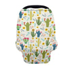 LedBack Cactus Flowers Car Seat Covers Canopy Cover - Multi-use Cover Carseat Canopy, Breathable Breastfeeding Cover, Easy to Cl