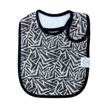 Isabeli Organic Cotton Toddler Drool Bibs 4 Pack - Graffiti