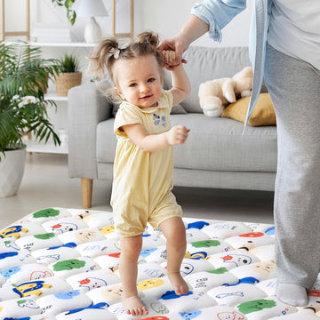 Premium Foam Baby Play Mat 36' X 36', Thick One-Piece Crawling Mat, Odorless Baby Mat Floor Mat, Non-Slip Cushioned Baby Playm