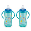 Nuk Learner Cup, 10 Oz, 2 Pack, 8+ Months - Bpa Free, Spill Proof Sippy Cup