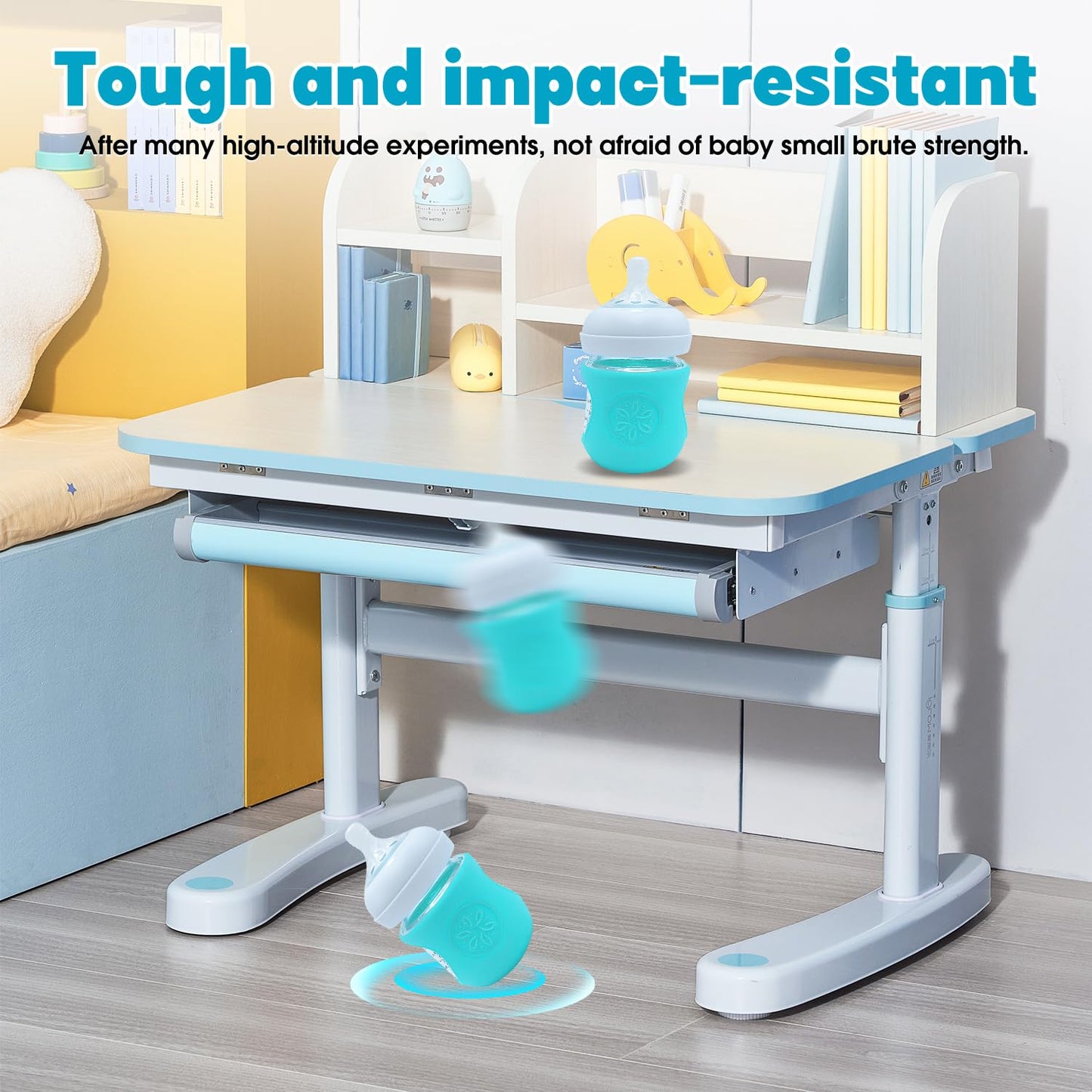 Taoceexi 3 Pack Silicone Sleeves For Philips Avent Natural Glass Baby Bottles, Anti Breakage Baby Bottle Holder, Compatible Phil