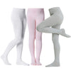 Ballet Dance Tights Pink Tights Cable Knit Cotton Infant Pantyhose Leggings Stocking Pants Girls Tights Age 4-12 3 Pairs Pink Wh