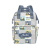 Custom Construction Baby Diaper Bag with Name - Personalized Nursing Travel Tote Backpack for Mom or Dad, Custom Name Baby Daypa