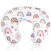 Hnhuaming Rainbow Nursing Pillow Cover, Breastfeeding Pillow Slipcover For Baby Girls/Boys, Soft Snug Fits On Newborn Feeding Pi