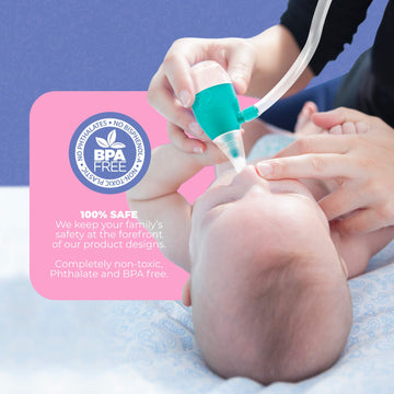 Occobaby Manual Baby Nasal Aspirator - Nose Sucker For Toddlers And Newborns - Baby Congestion Relief - Aspirador Nasal Para Beb