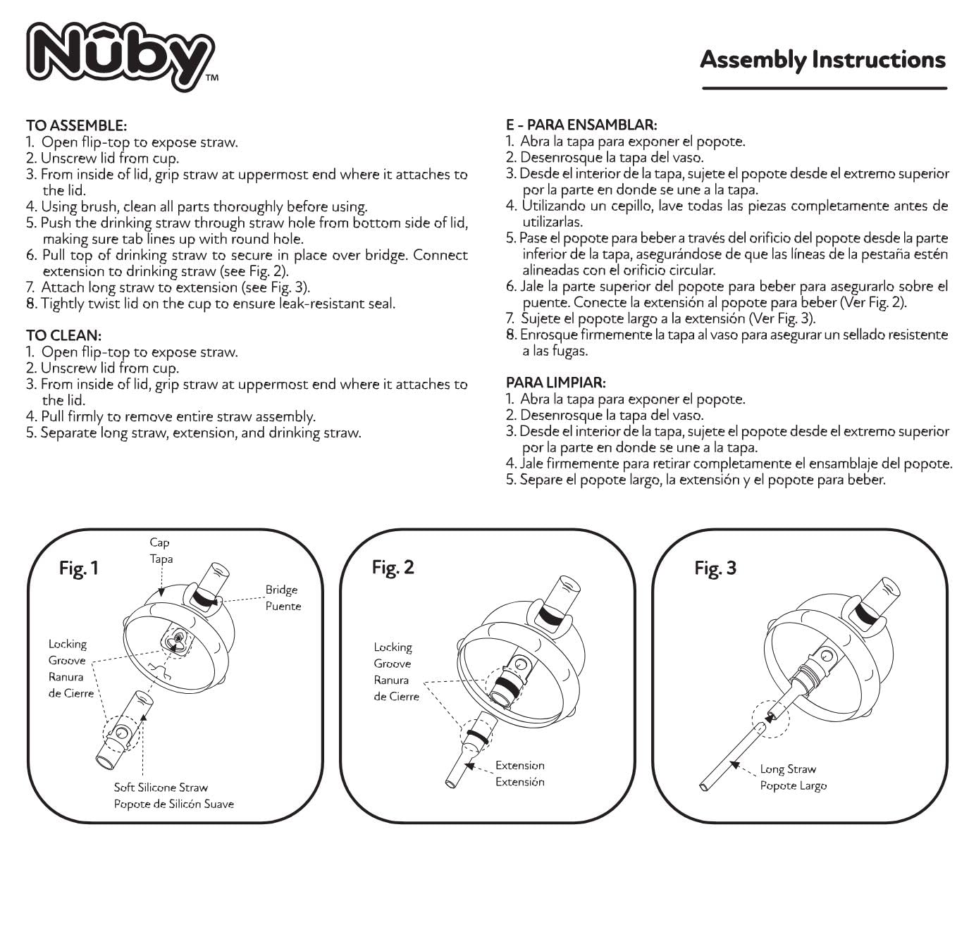 Nuby 2-Pack Thirsty Kids No-Spill Flip-It Printed Boost Cup With Thin Soft Straw - 12Oz, 18+ Months, 2-Pack, Blue Astronaut & Aq