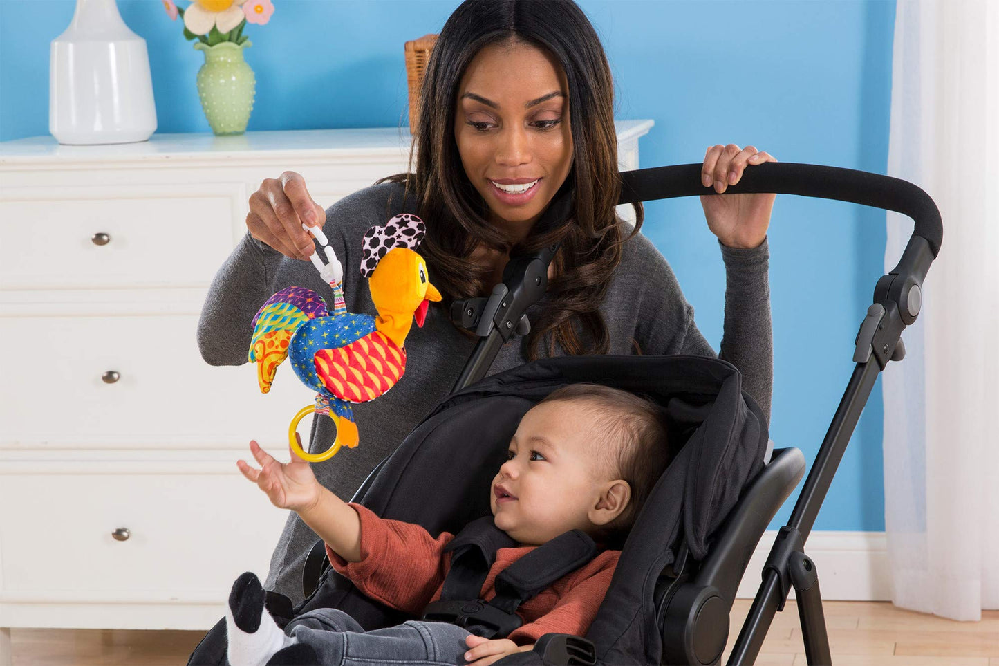 Lamaze Barnyard Bob Clip and Go, Fun Kids Toy, Multi