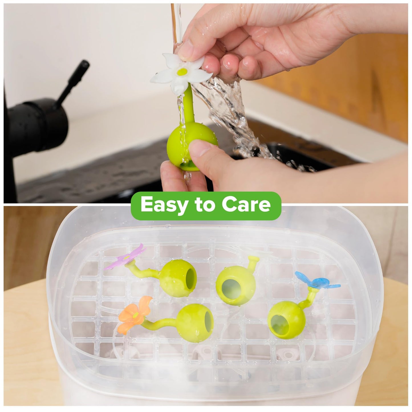 Haakaa Flower Stopper Breastpump Stopper Manual Breast Pump Silicone Flower Stopper 100% Food Grade Silicone Bpa Pvc And Phthala