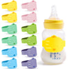 Baby Bottle Labels For Daycare 12 Pieces Reusable Silicone Daycare Labels Original Daycare Waterproof Water Bottle Name Bands Wr