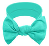 Babygiz Baby Girl Headbands-Infant,Toddler Cotton Handmade Hairbands With Bows Child Hair Accessories (Turquoise Blue)