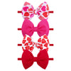 Yanjie Valentines Baby Headband Bows Infant Headband Newborn Girls Valentines Day Hairband Hair Accessories Bows Love Headband P