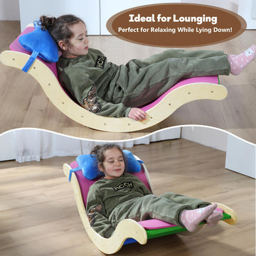 Pikler Triangle Set 7In1 Toddler Climbing Toys Indoor Foldable Baby Climbing Toys Wooden Montessori Climbing Set With Arch, Ramp