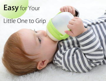 Baby Bottle Handles For Comotomo 5 Ounce & 8 Ounce Silicone Baby Bottles, Compatible Comotomo Bottle Holder For Baby, Pack Of 2,