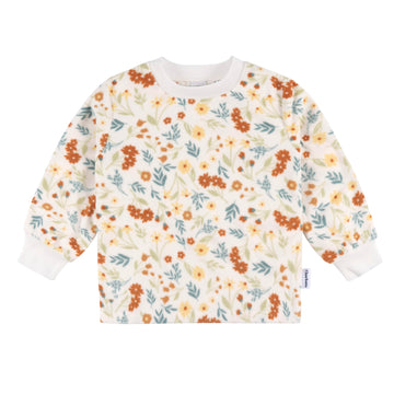 Gerber Baby Girl'S 2-Piece Fleece Pajamas Pants Set, Ivory Floral