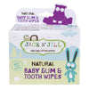 Jack N' Jill Baby Gum & Tooth Wipes - Natural & Safe, Contains Only Water & Xylitol, Soft Sterilized Cotton, Free From Fluoride
