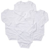 Carter'S Unisex-Baby 4-Pack Long Sleeve Bodysuits - White - Newborn