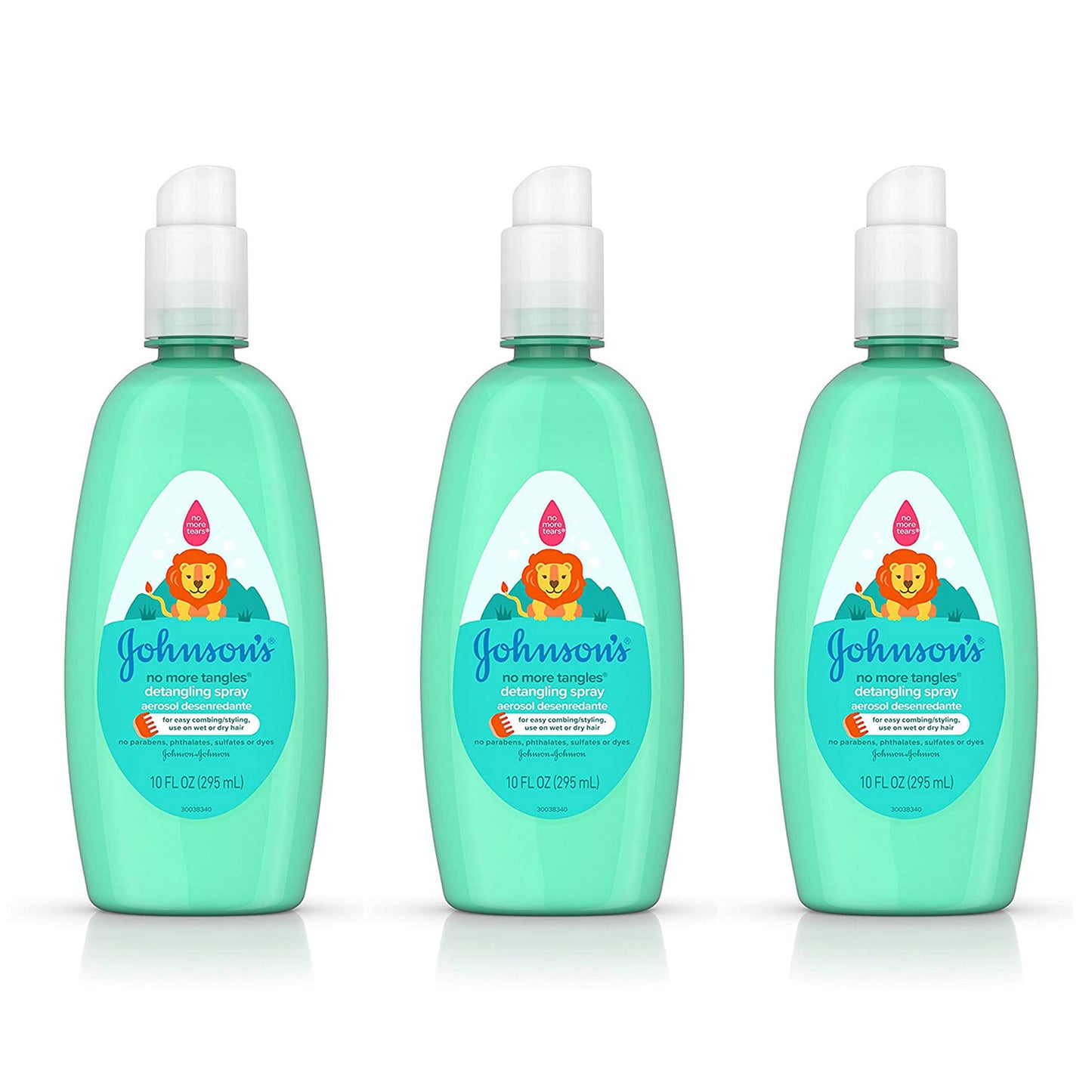 Johnson'S No More Tangles Toddler & Kids Detangling Spray To Unlock Knots In Hair, Hypoallergenic & Paraben-Free, No More Tears