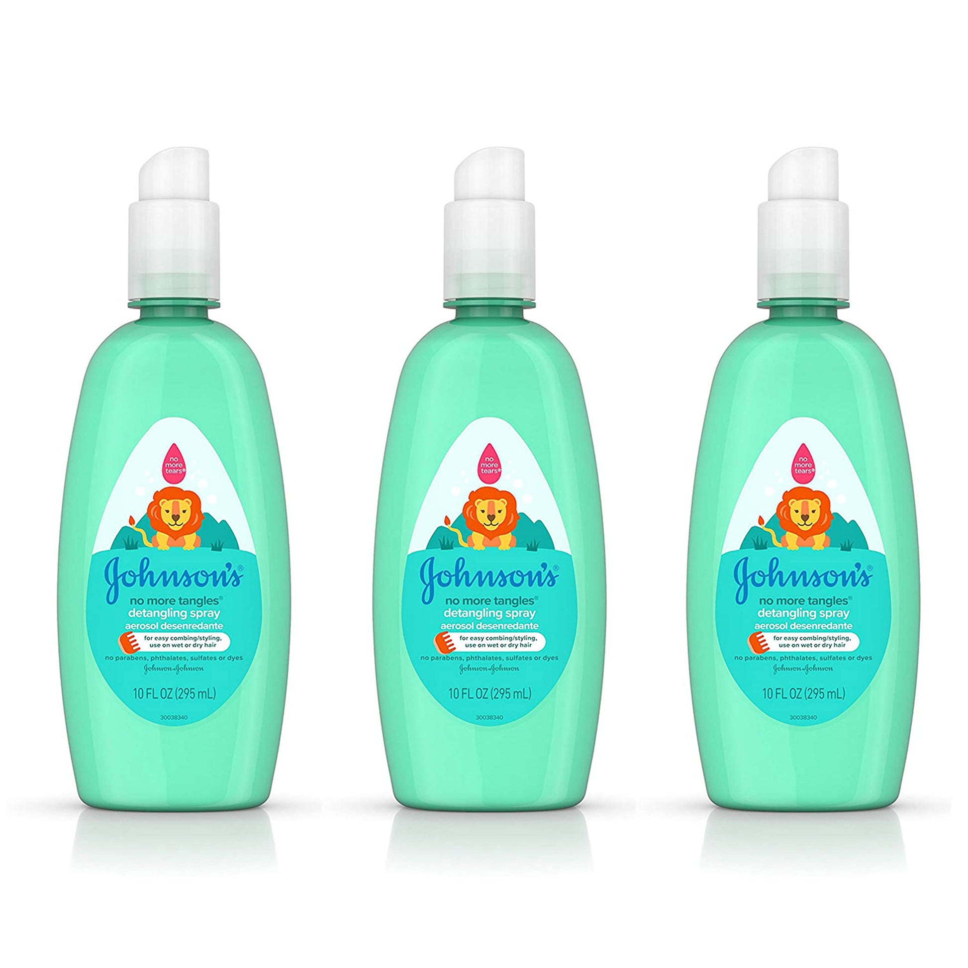 Johnson'S No More Tangles Toddler & Kids Detangling Spray To Unlock Knots In Hair, Hypoallergenic & Paraben-Free, No More Tears
