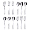 Annova Children'S Flatware 12 Pieces Set - Stainless Steel Silverware 6 X Safe Forks, 6 X Dinner Spoons - Kids Toddler Utensils