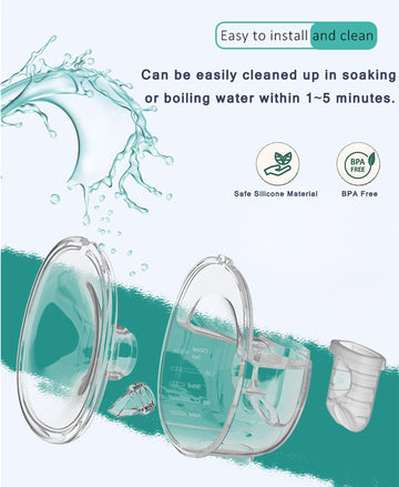 Breast Pump Parts Flange Shield 24Mm Duckbill Valve Silicone Diaphragm Milk Collector Cup Set Overall Replacement Accessories Po