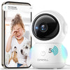 Zumimall Security Camera Indoor, 5G/2.4G Wifi Baby Monitor With Camera And Audio, 2K Wired Pet Cameras For Home Security, One-Cl