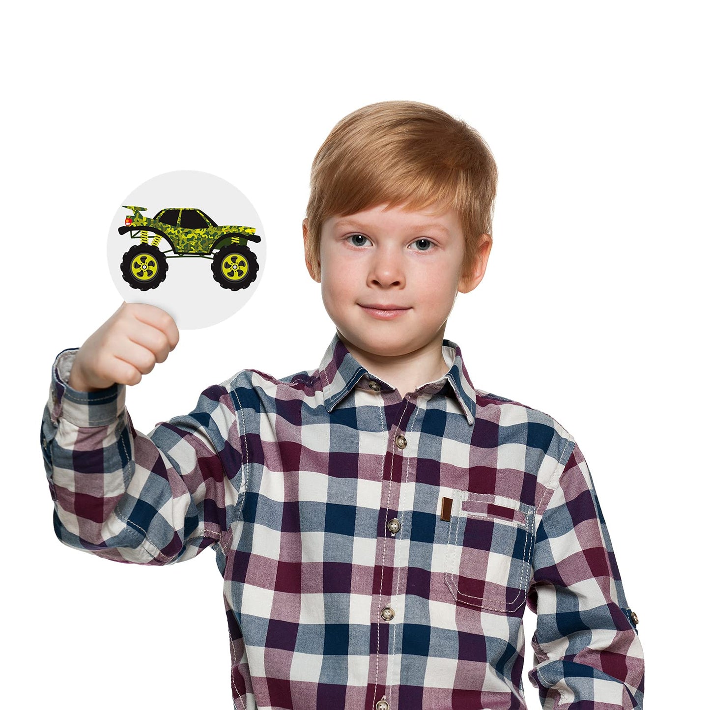 Zonon 10 Pieces Potty Training Seat Truck Potty Training Stickers For Boys Toilet Targets Color Changing Sticker Fun Pee Targets