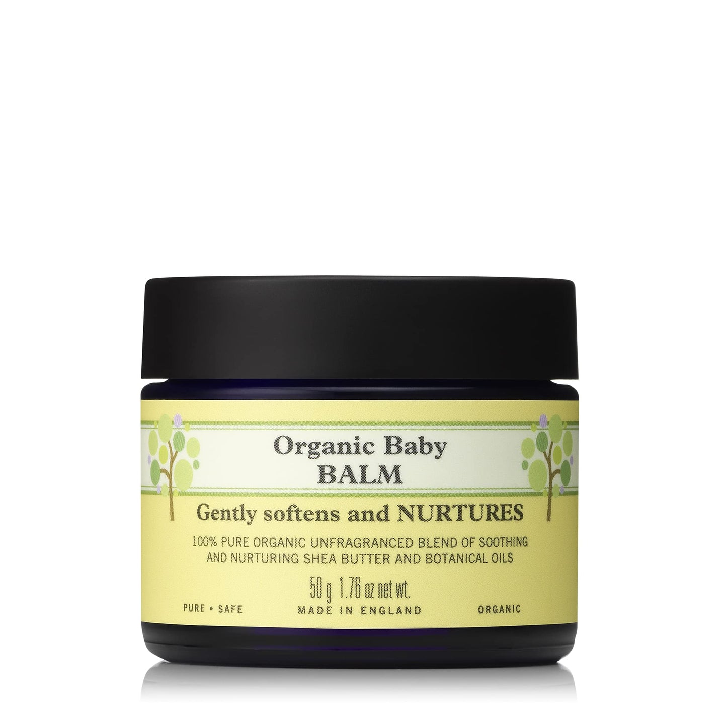 Neals Yard Baby Balm with Shea Butter and Botanical Oils, Soothing & Nourishing Softening Balm, Hypoallergenic, Fragrance-Free,