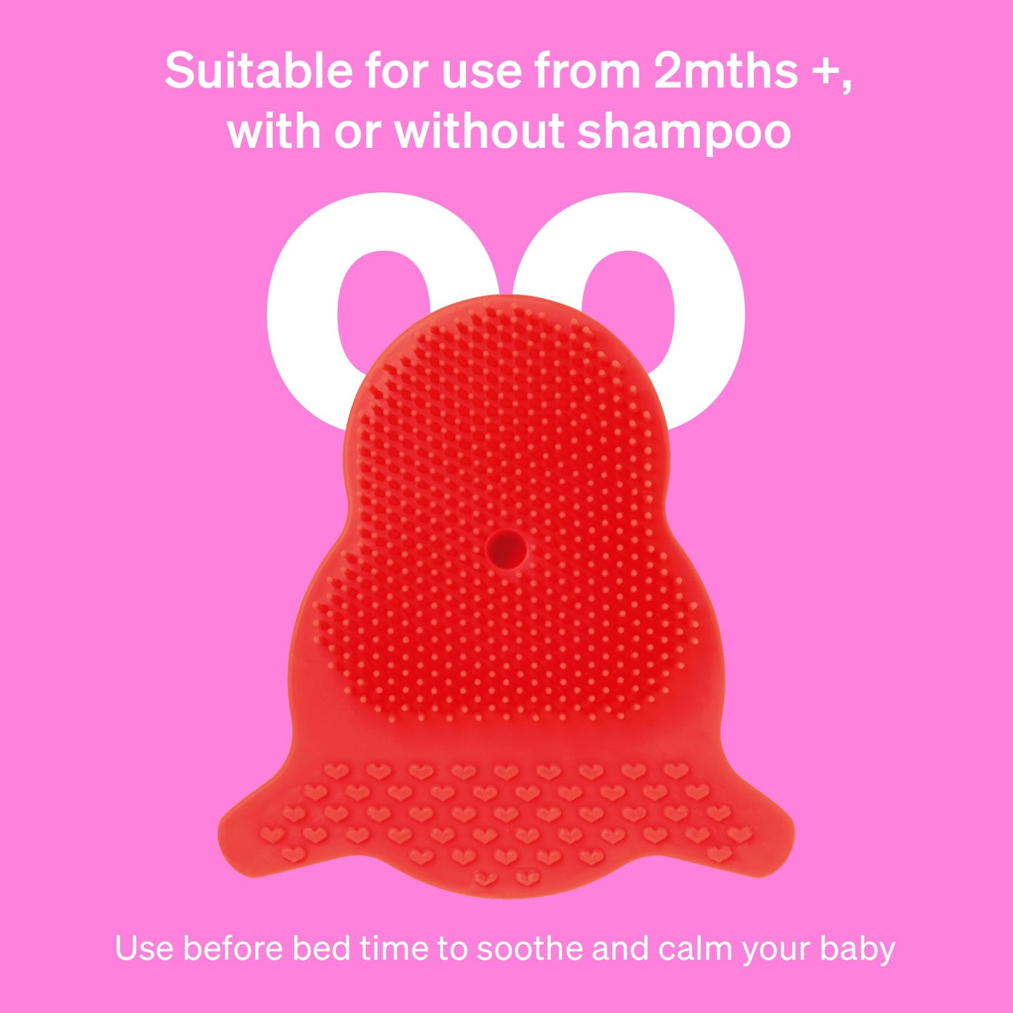 Cradle Cap Brush For Babies By Love Noobs, Baby Cradle Cap Treatment, Pack Of 2, Non-Toxic Toddler Cradle Cap Comb, With Suction