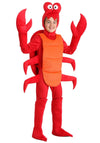 Fun Costumes Red Crab For Kids, Sea Creature Dress-Up, Crab Jumpsuit Halloween Outfits (X-Large)