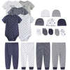 Kiddiezoom Unisex Baby Layette Essentials Giftset Clothing Set 19-Piece