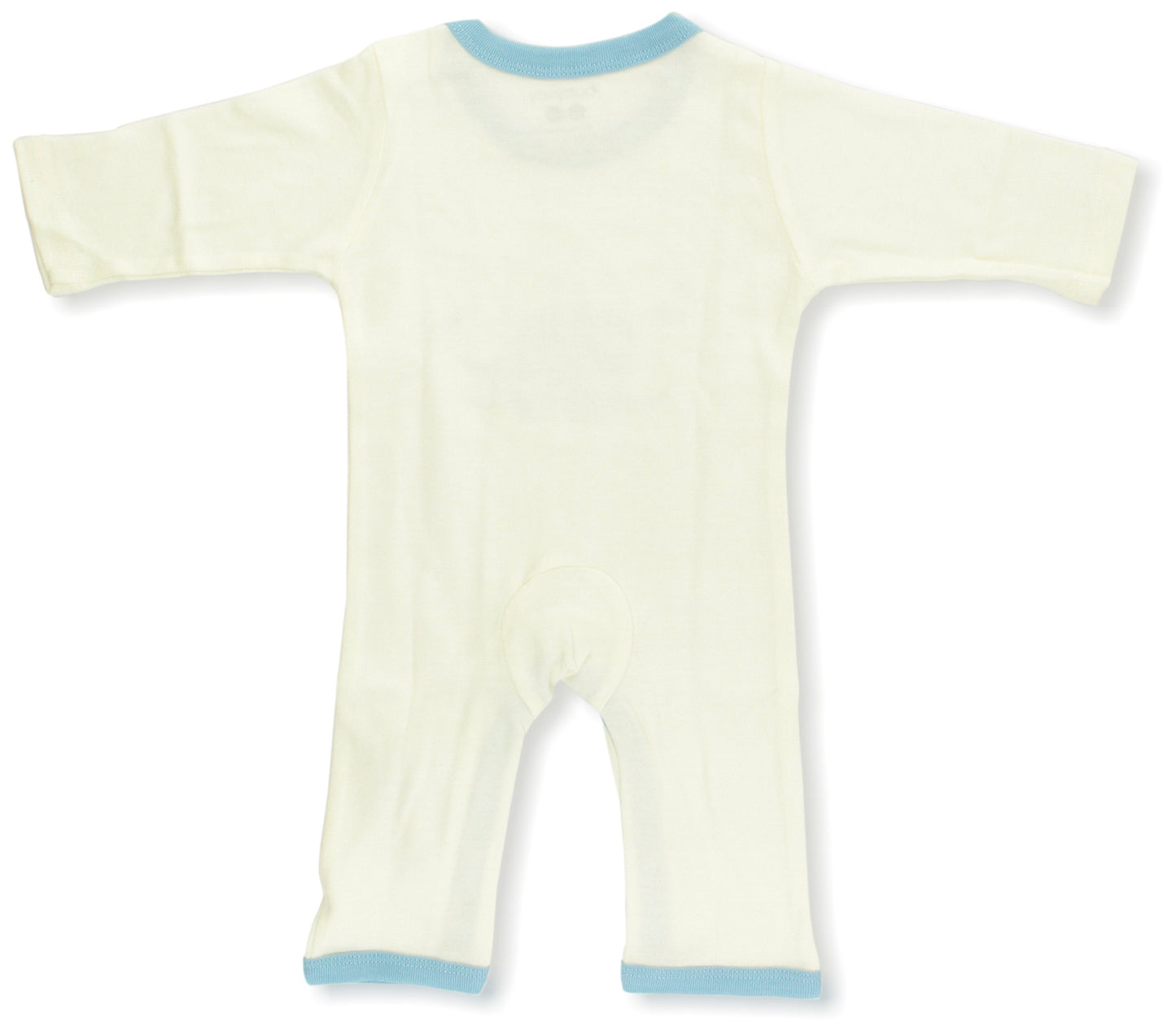 Babysoy Unisex Organi Baby Onepiece Bodysuit (3-6 Months, Whale)