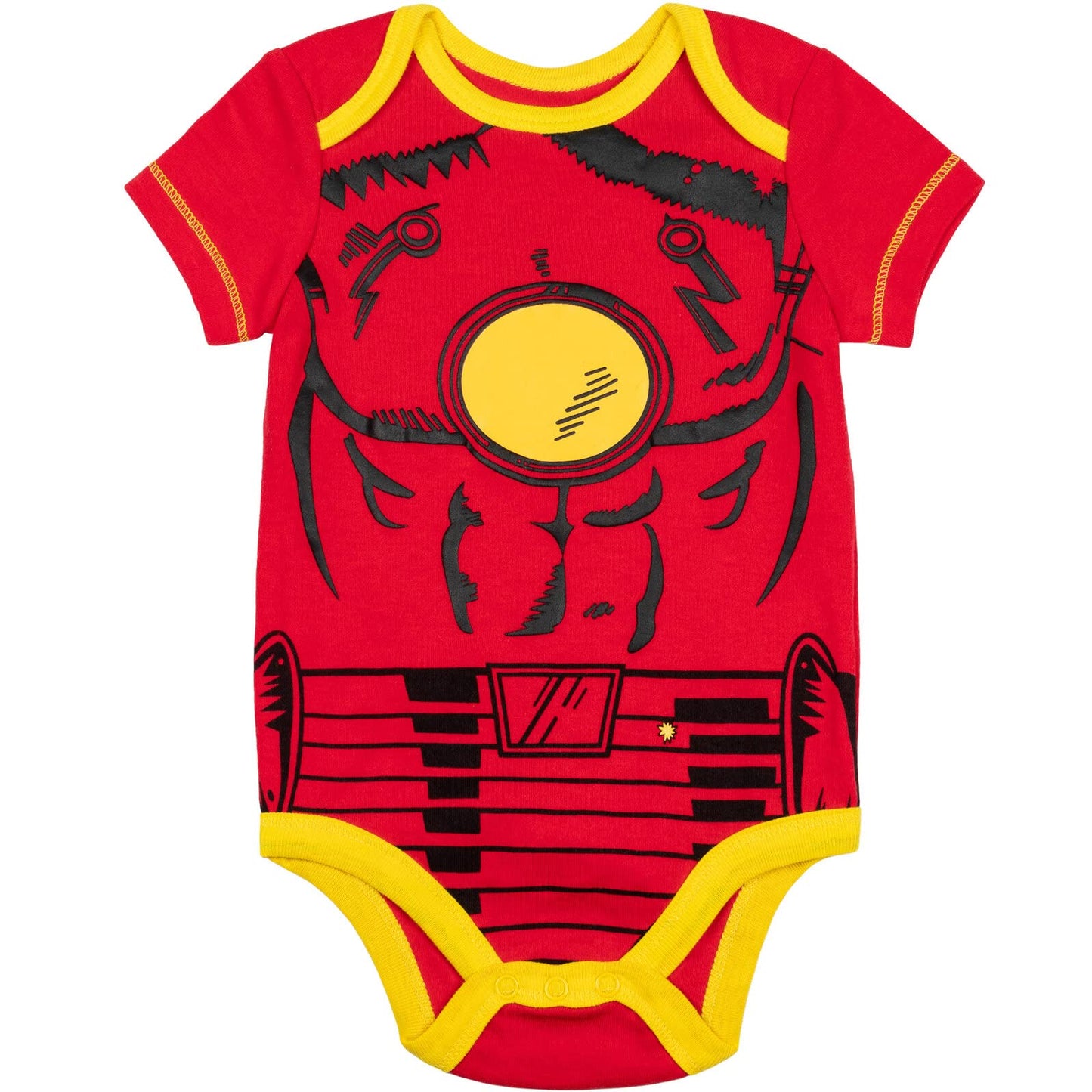 Marvel Baby Boys' 5 Pack Bodysuits - The Hulk, Spiderman, Iron Man And Captain America Multi 3-6 Months