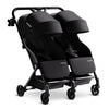 Mompush Lithe Double Stroller, Lightweight Side by Side Stroller for Newborn and Toddler, Easy Fold, Spacious Seats with Recline