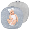 Newborn Lounger Cover, Soft Comfortable Baby Lounger Cover, 1 Pack Reversible Removable Slipover for Infant Lounger Pillow, Dino