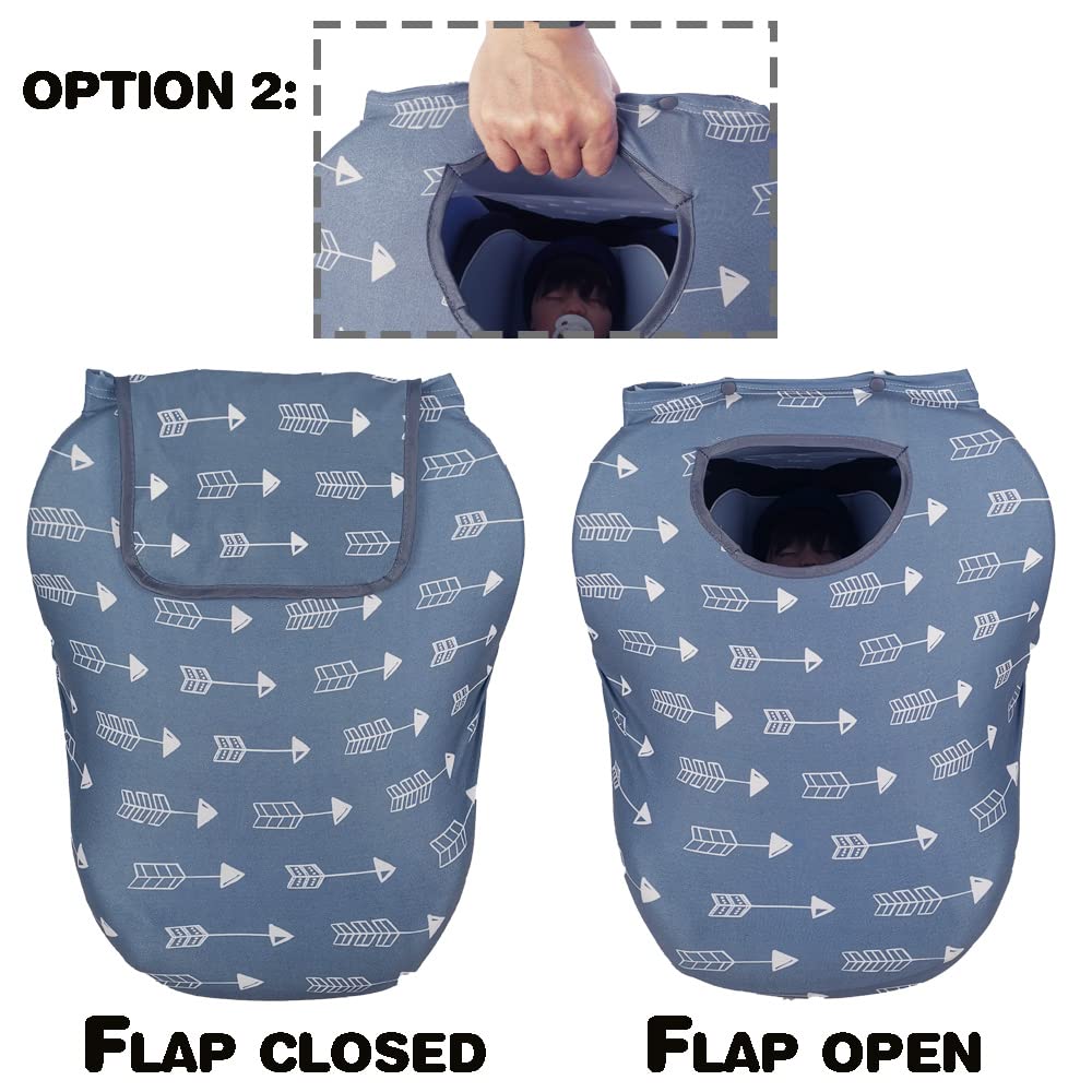 Dodo Nici Car Seat Covers For Babies, Stretchy Multi In 1 Baby Car Seat Cover, Carseat Cover Girls Boy, Breastfeeding Cover, Win