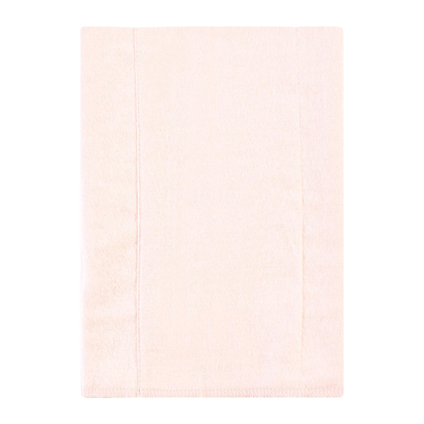 Hudson Baby Unisex Baby Cotton Flannel Burp Cloths, Pink Dainty Floral 4 Pack, One Size