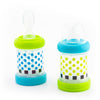Sassy Baby Food Nurser - 4+ Months Set Of 2- 4Oz 100% Silicone Nipple And Spoon Bpa-Free