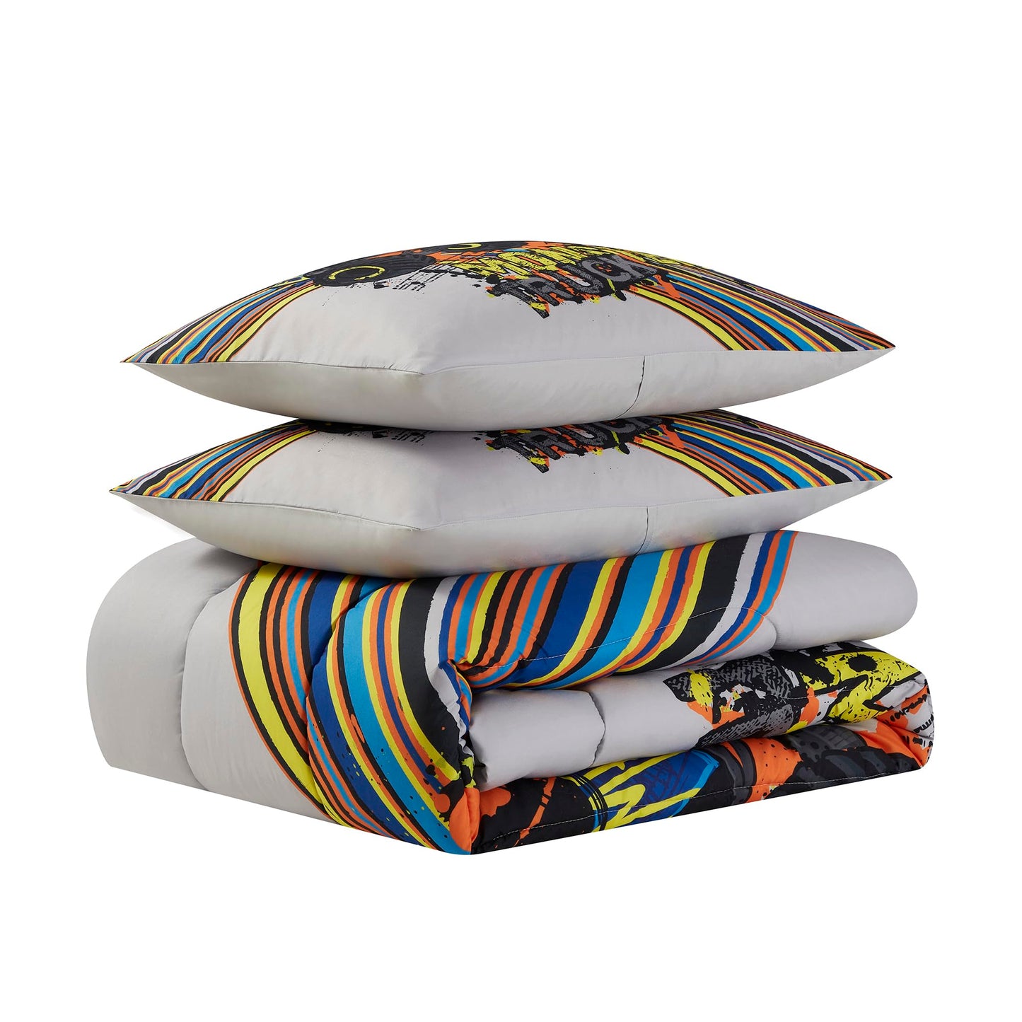 Kids Bedding Set Bed In A Bag For Boys And Girls Toddlers Printed Sheet Set And Comforter, Full, Monster Truck