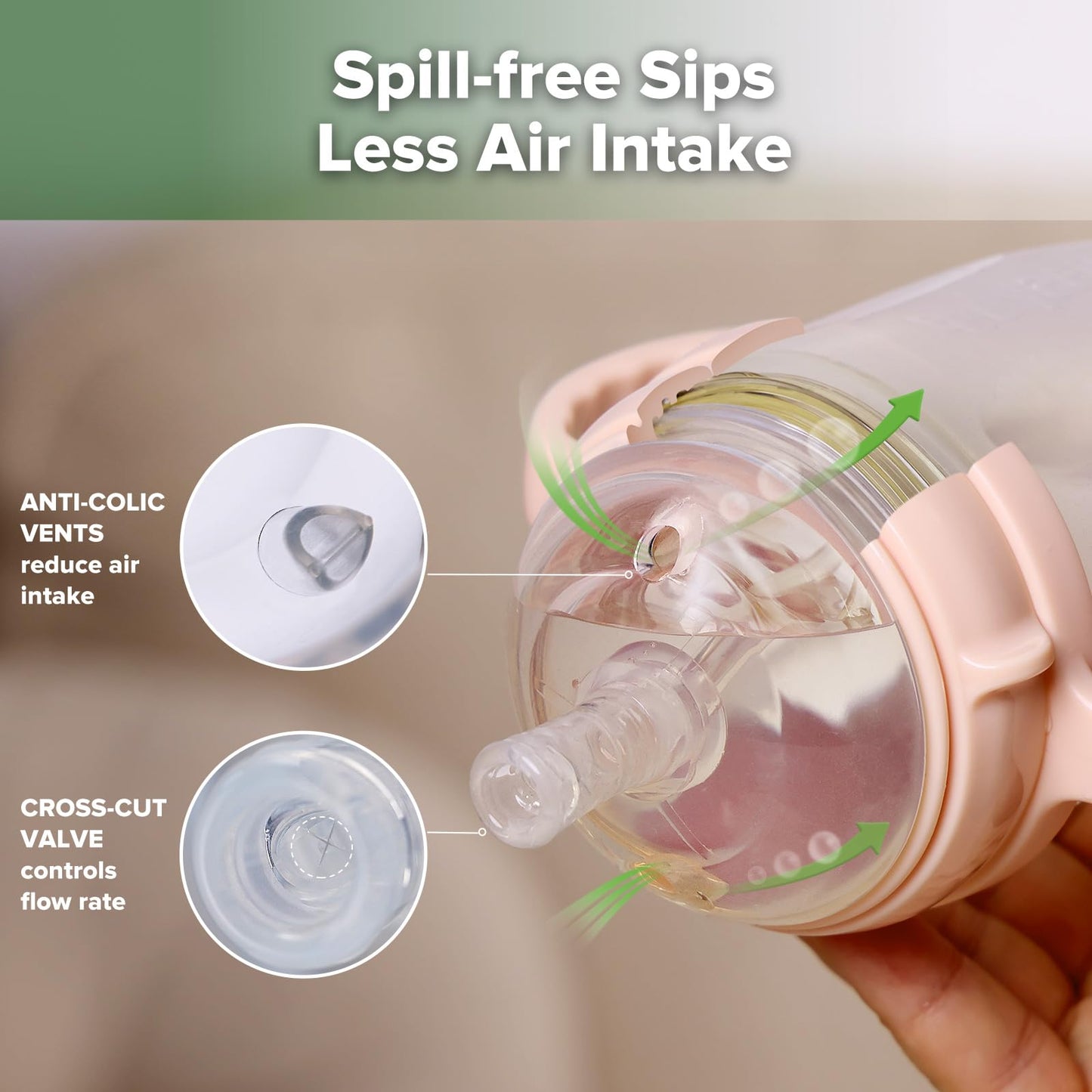 Haakaa Weighted Straw Cup Sippy Cup For 6+ Month Old, Silicone Baby Straw Cup Water Cup Training Cup With Straw Brush, 8Oz/250Ml