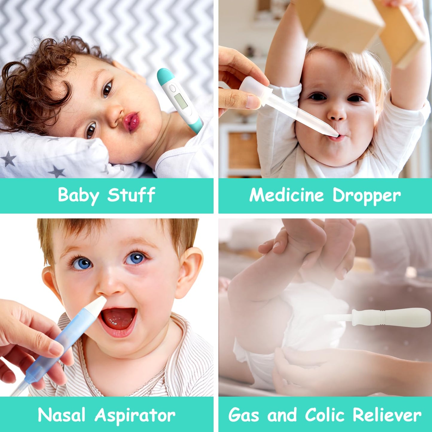 Baby Healthcare And Grooming Kit, 28 In 1 Portable Baby Essentials Kit Electric Nail Trimmer Set With Gas Relief Hair Brush Comb