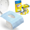 Toilet Seat Covers Disposable 100% Waterproof (20 Pack) - Xl Disposable Toilet Seat Covers For Adults And Kids Potty Training -