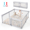 Baby Playpen,79x59 Foldable Playpen for Babies and Toddlers with Gate,Large Play Pen with Zipper Door,Baby Play Pen Play Area(Li